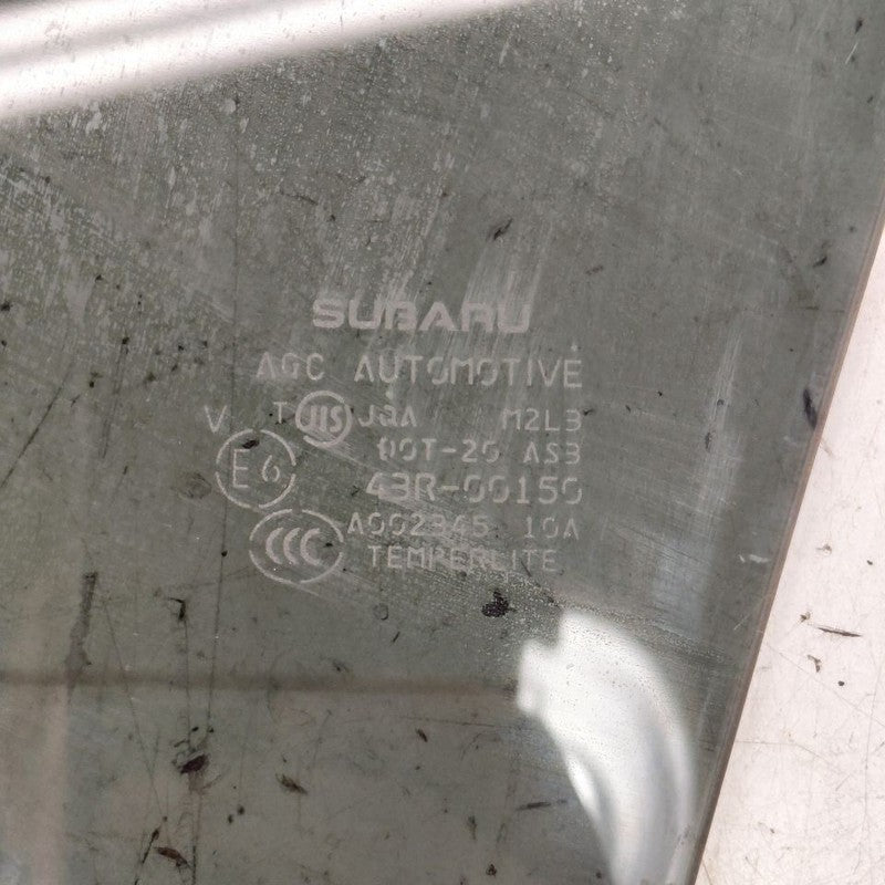 Passenger Right Rear Door Glass Window 18-23 XV Subaru Crosstrek