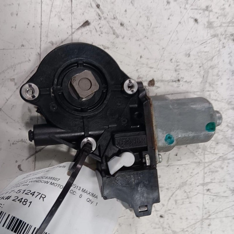Passenger Right Power Window Motor Rear Fits 09-14 Nissan Maxima