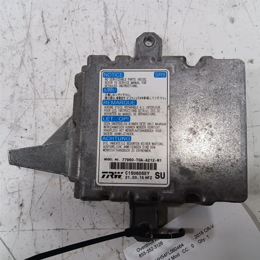 SRS Computer Control Module 77960T0AA21 Fits 15-16 CR-V OEM