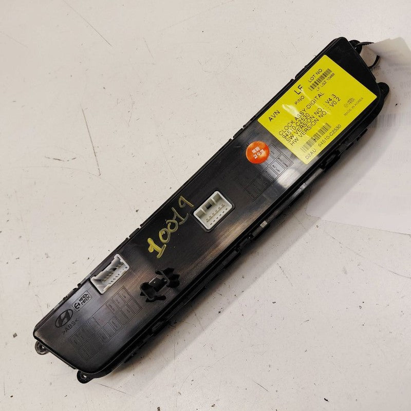 Control Panel Clock ID 94510C2530 Fits 15-17 Hyundai Sonata OEM
