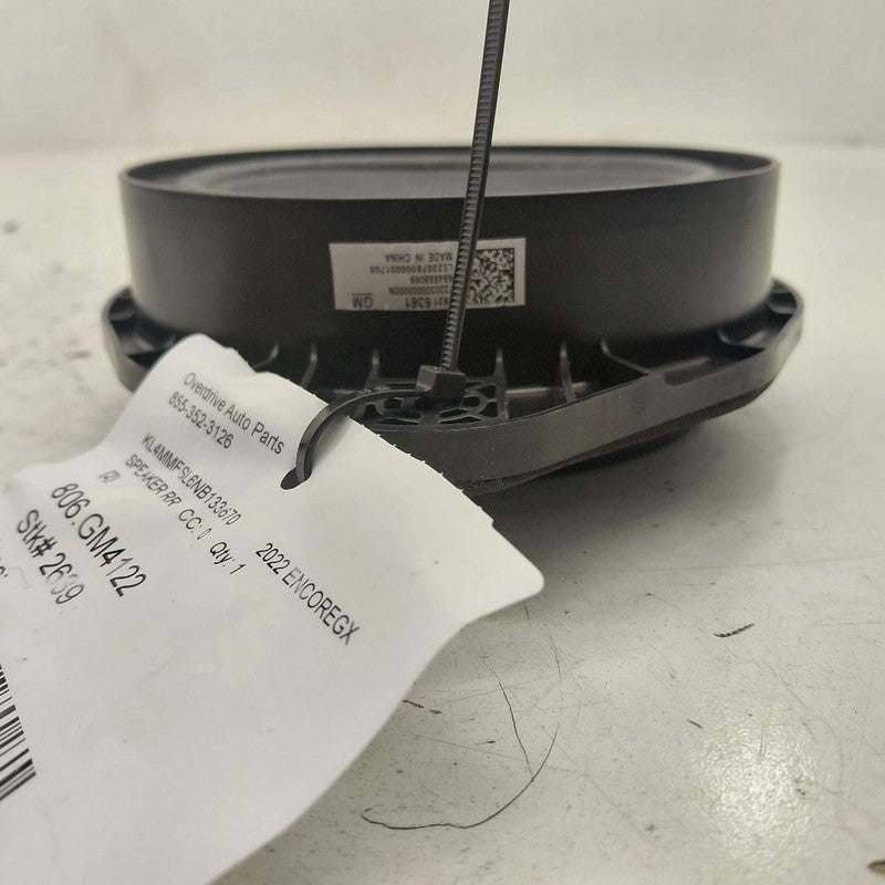 Buick Encore GX Speaker Right Passenger Rear  2022 2023 2024 2025