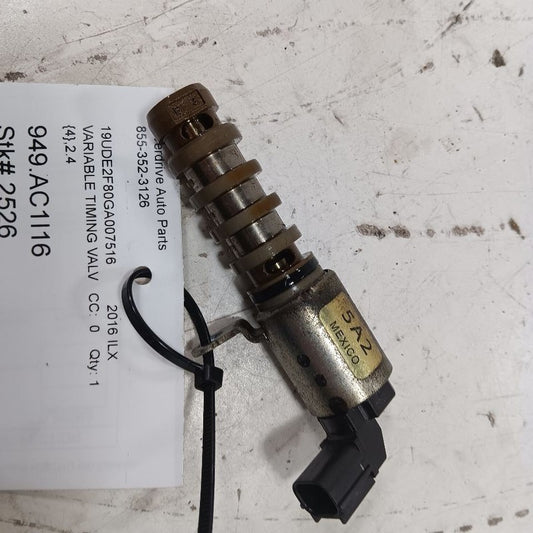 Acura ILX Variable Timing Gear Oil Control Valve Solenoid Cylinder Head  2016