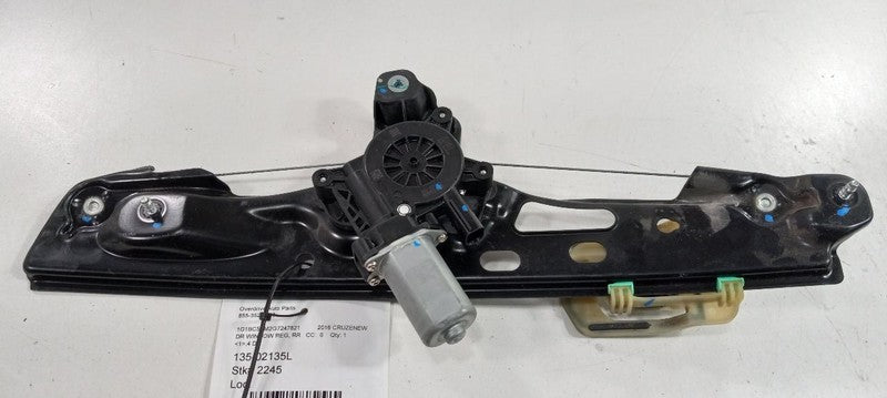 Left Rear Window Regulator Track Fits 16-19 CRUZE OEM