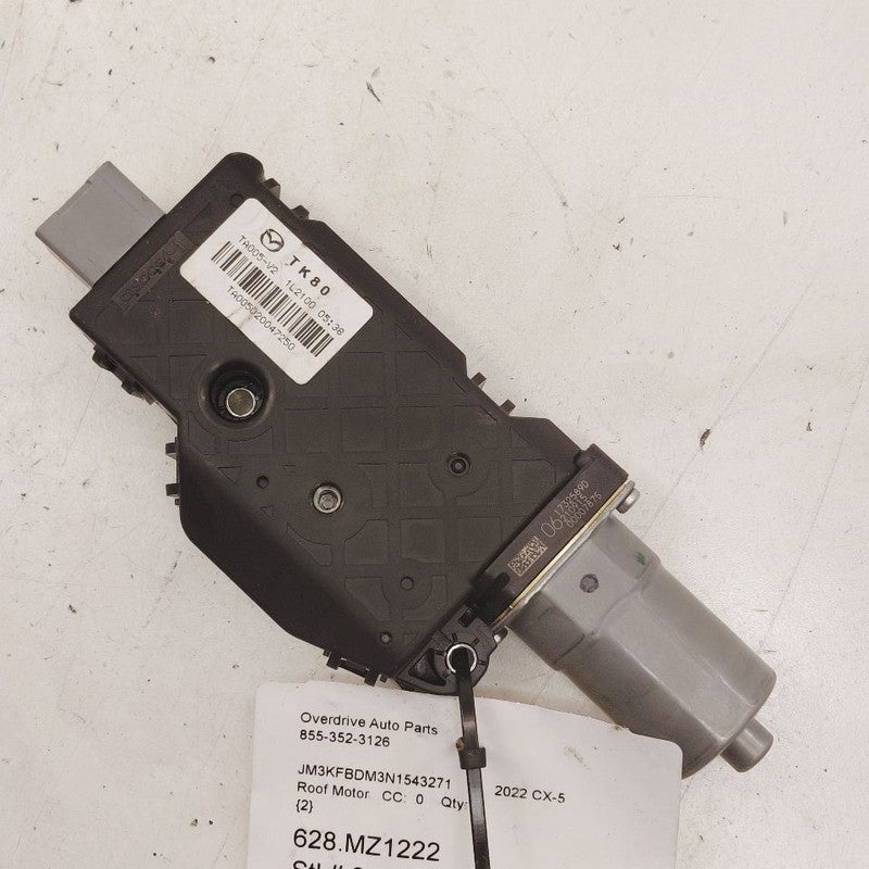 Mazda CX-5 Electric Power Sun Moon Roof Glass Motor  2023 2022 2021 20