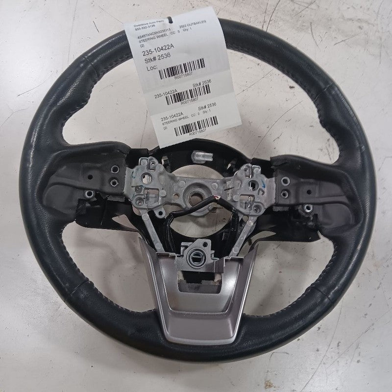 Steering Wheel Leather Non-heated Fits 22-25 Subaru Legacy OEM