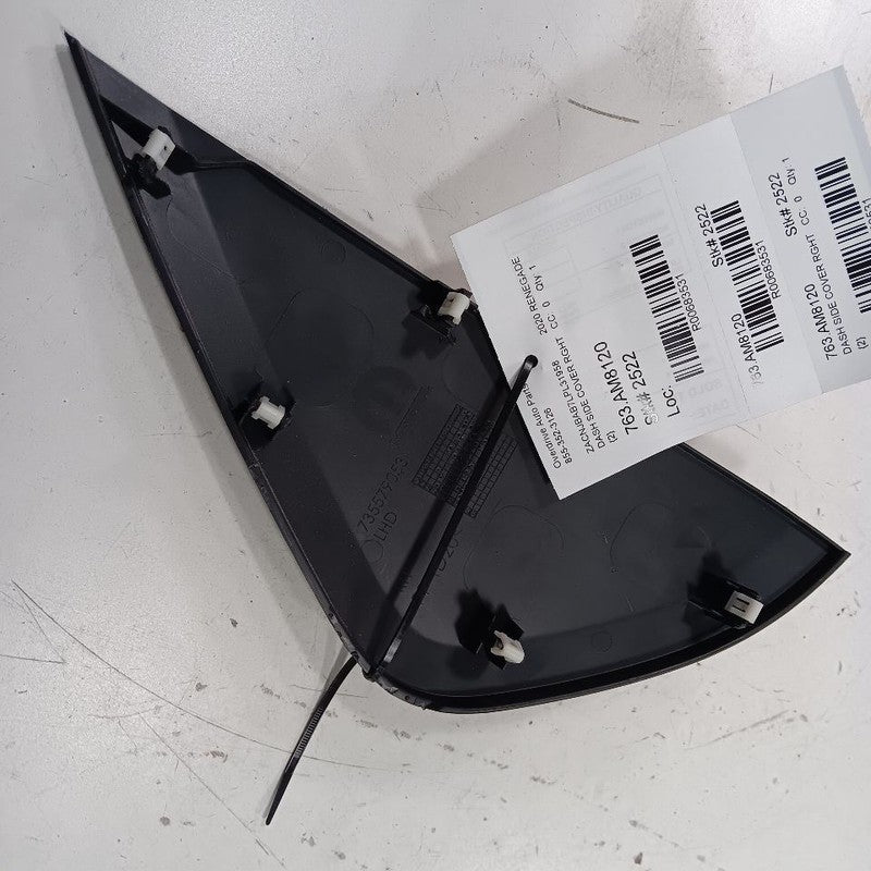 Jeep Renegade Dash Side Cover Right Passenger Trim Panel   2021 2020 2019