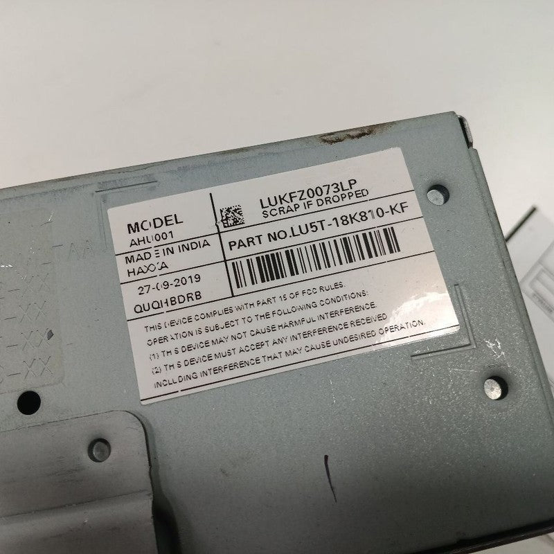 LU5Z18K810D Audio Equipment Radio Receiver AM-FM-MP3 Fits 20 Ford Ecosport