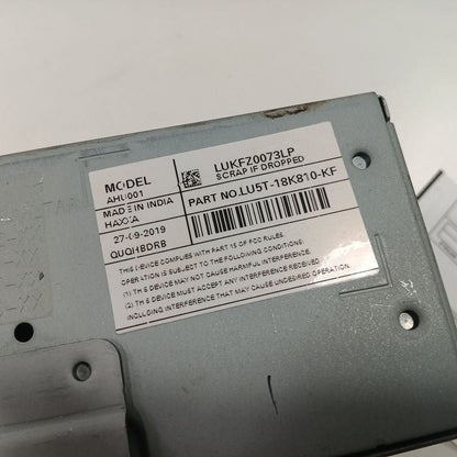 LU5Z18K810D Audio Equipment Radio Receiver AM-FM-MP3 Fits 20 Ford Ecosport