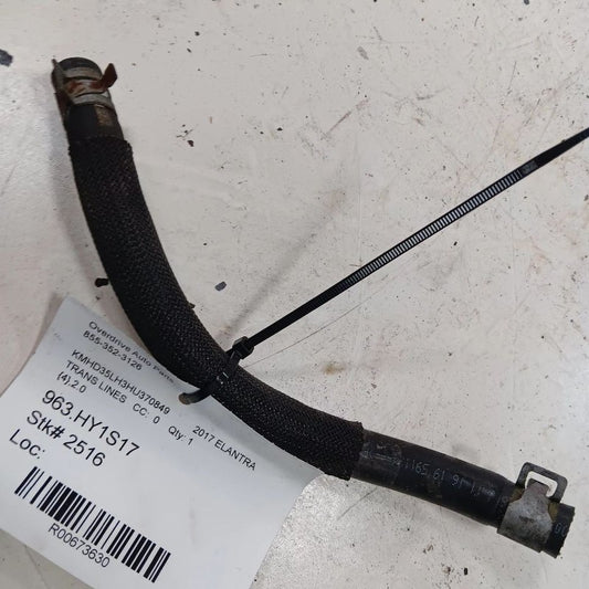 Hyundai Elantra Automatic Transmission Oil Cooler Line Tube Hose  2017
