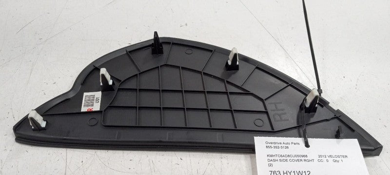 Hyundai Veloster Dash Side Cover Right Passenger Trim Panel 2012 2013 