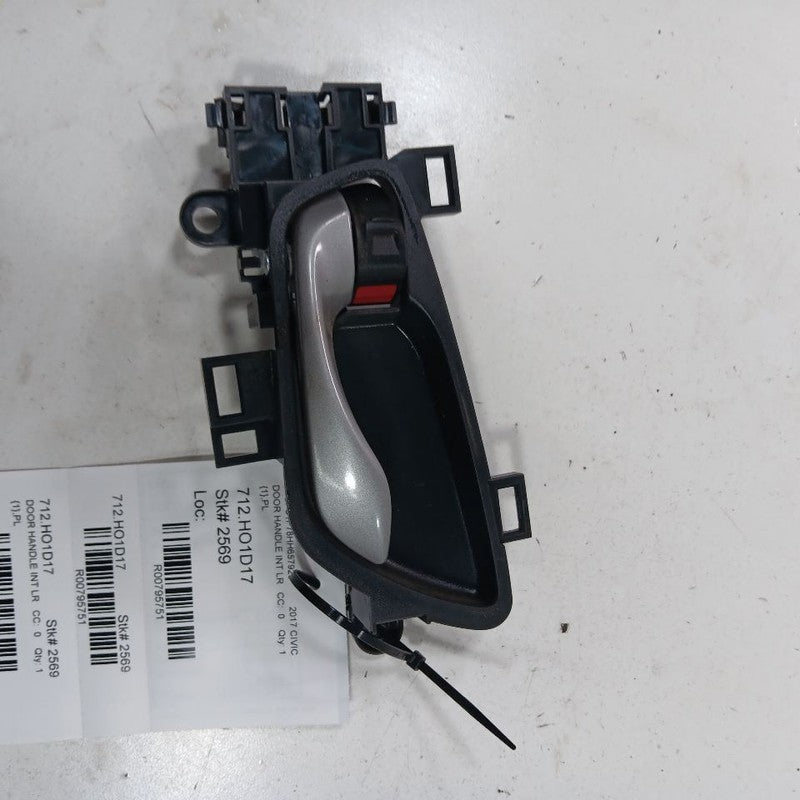 Honda Civic Door Handle Left Driver Rear Interior Inside  2018 2017 2016