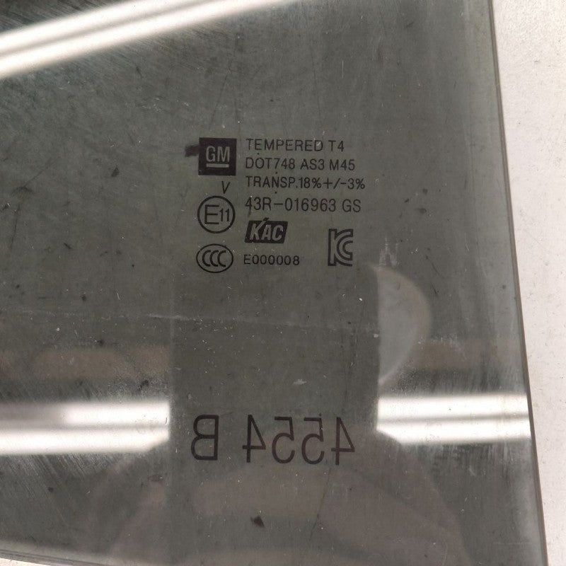 Passenger Right Rear Door Glass Window Fits 20-25 Buick Encore GX