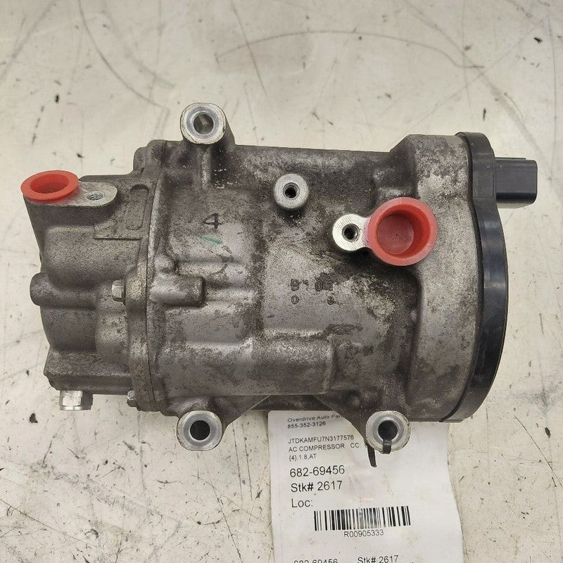 Air Conditioning AC Compressor VIN Fu 7th And 8th Digit 16-22 Toyota P