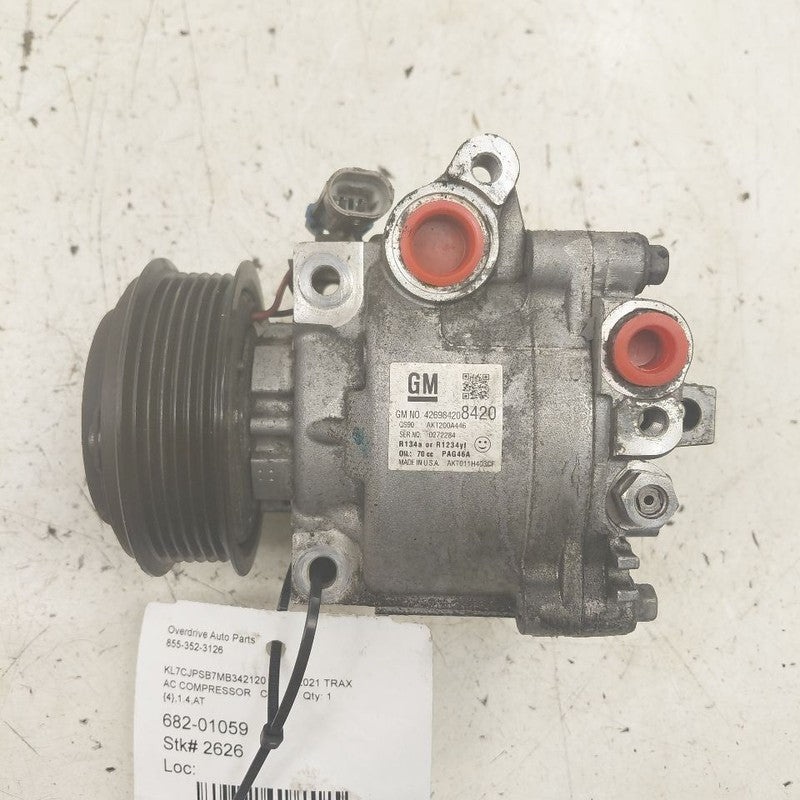 Air Conditioning AC Compressor Fits 13-21 Buick Encore