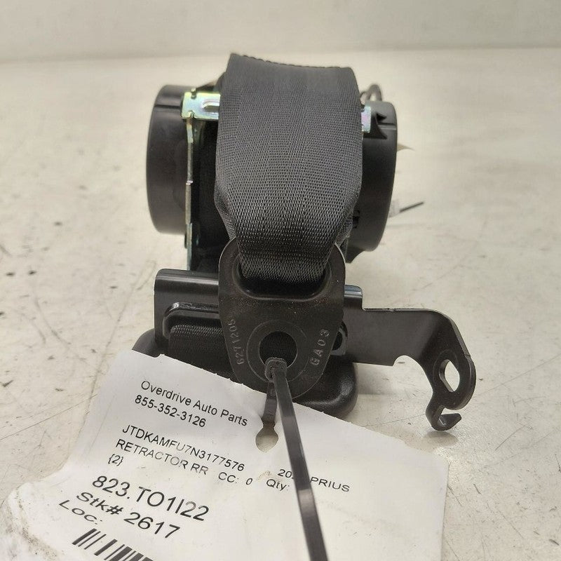 Toyota Prius Seat Belt Strap Retractor Right Passenger Rear Back  2022