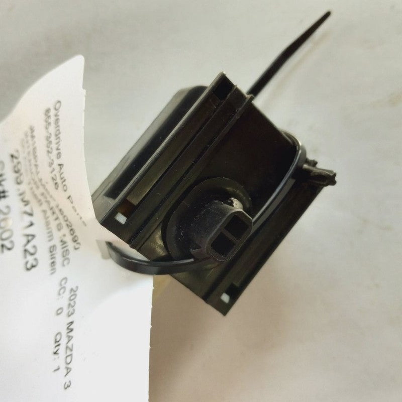 Mazda 3 Anti Theft Alarm Siren 2023 2022 2021