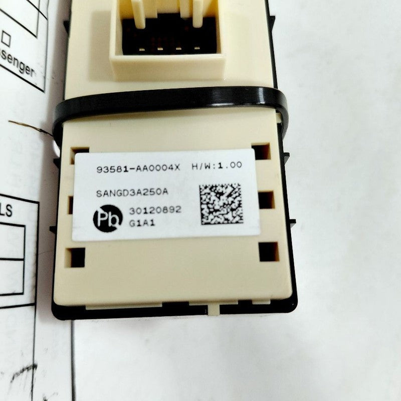 Hyundai Elantra Window Switch Power Left Driver Rear  2024 2023 2022 2