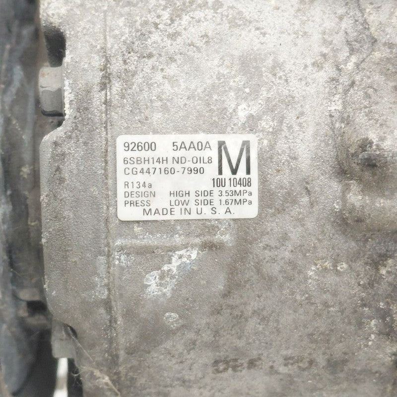 Air Conditioning AC Compressor 6 Cylinder Fits 15-20 Nissan Murano OEM