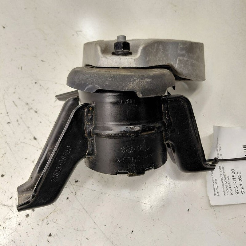 Kia Sportage Engine Motor Mount Right Passenger  2.4 2020 2021 2022