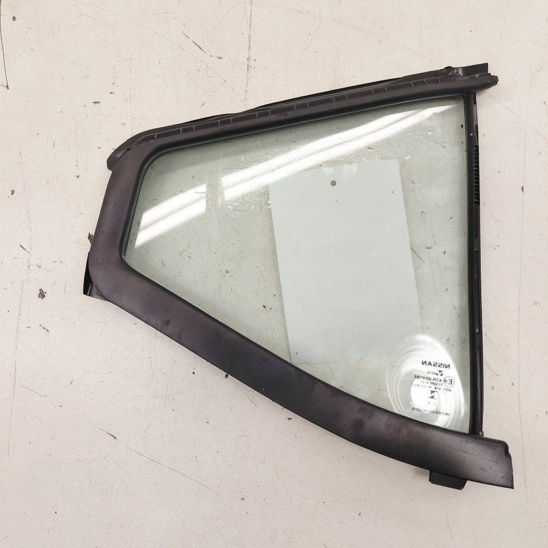 Left Rear Door Vent Glass Window Fits 20-24 Nissan Versa OEM