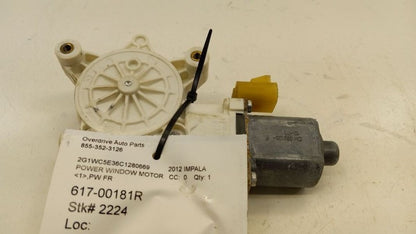 Passenger Right Power Window Motor VIN W 4th Digit Limited Fits 06-16 