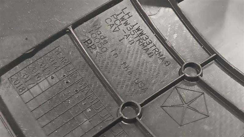 Chrysler 200 Sill Trim Plate Door Jam Threshold Left Rear  2015 2016 2017