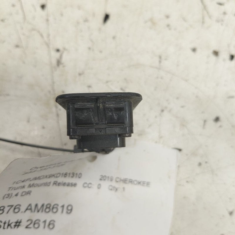 Jeep Cherokee Trunk Release Open Button  2019 2020 2021
