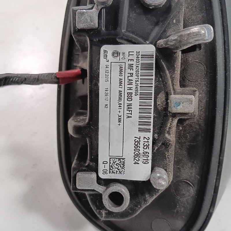 Driver Left Side View Door Mirror Electric 4 Door X Model Fits 16-17 FIAT 500