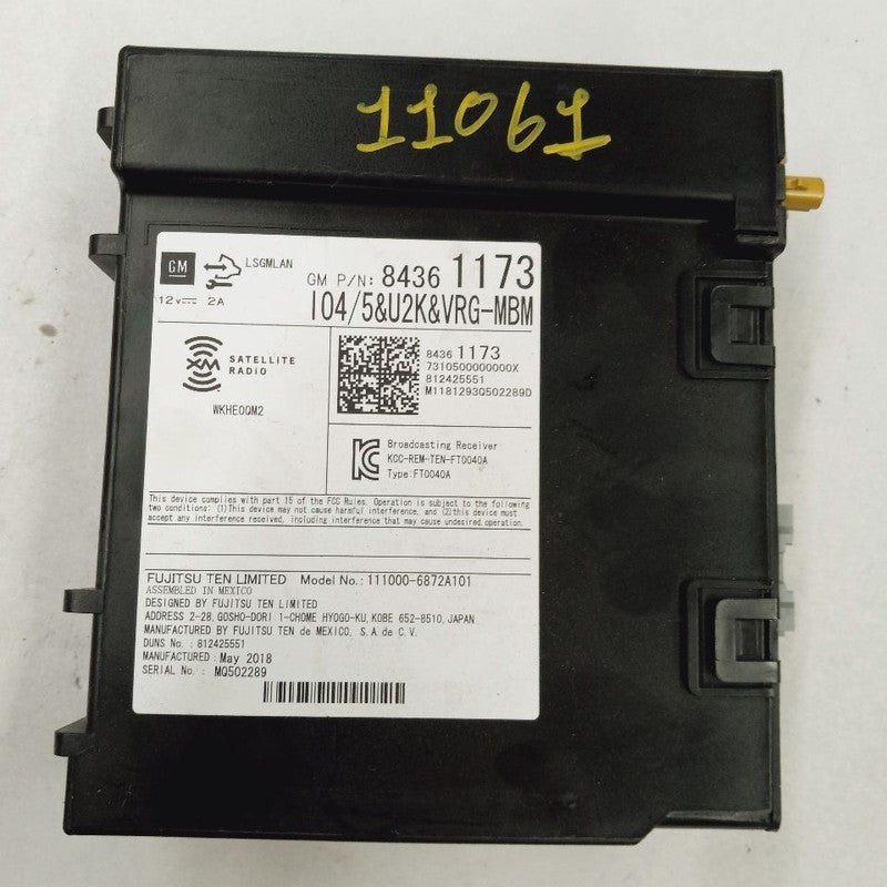 Audio Equipment Radio Receiver ID 84361173 Fits 18-21 Chevy Camaro