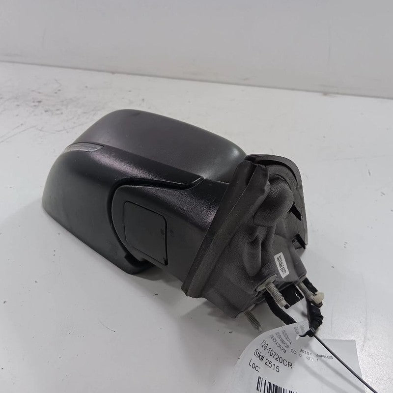 Passenger Right Side View Door Mirror Black Base Textured 17-21 Jeep Compass