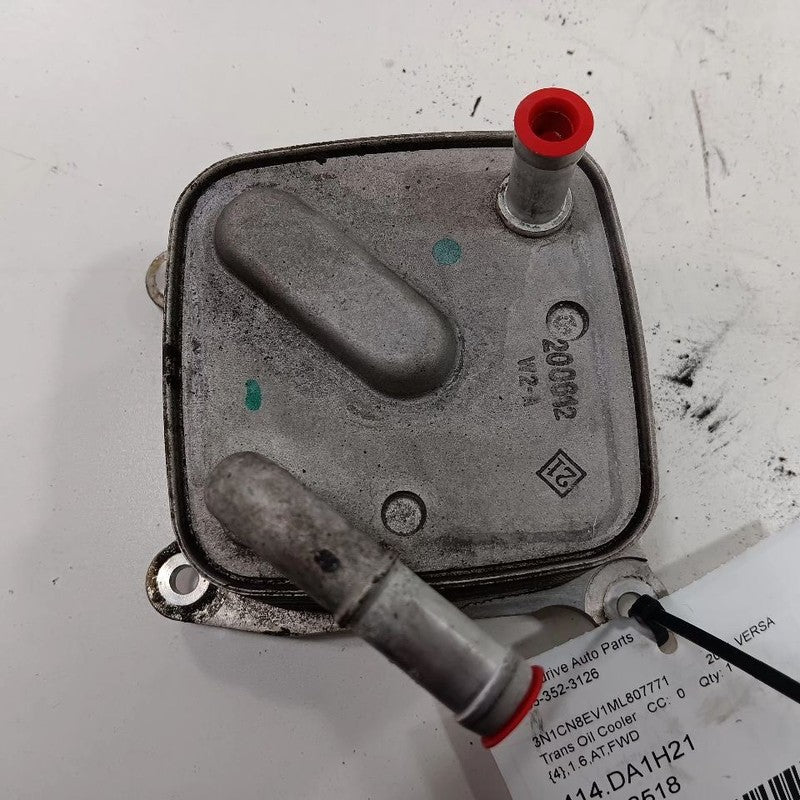 Nissan Versa 1.6 Automatic Transmission Fluid Oil Cooler  2023 2022 20