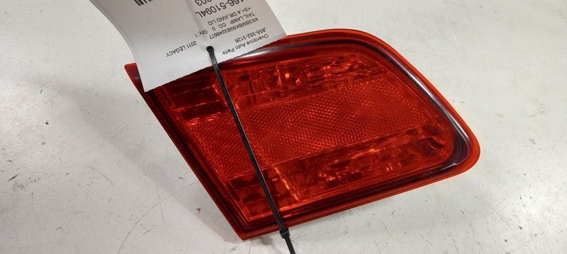 Driver Left Tail Light Sedan Lid Mounted Fits 10-14 Subaru Legacy OEM