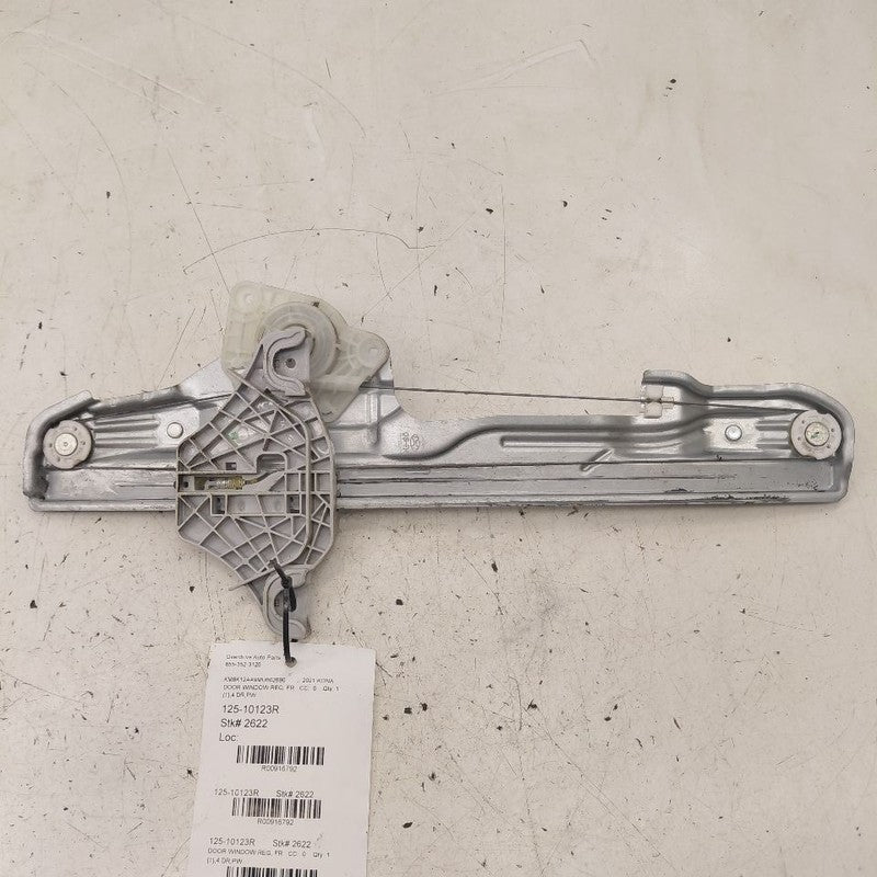 Passenger Right Front Window Regulator Track Fits 18-23 Hyundai Kona