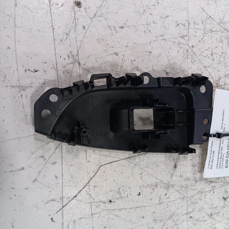 Nissan Maxima Window Switch Bezel Trim Right Rear 2014 2013 2012 2011 2010 2009
