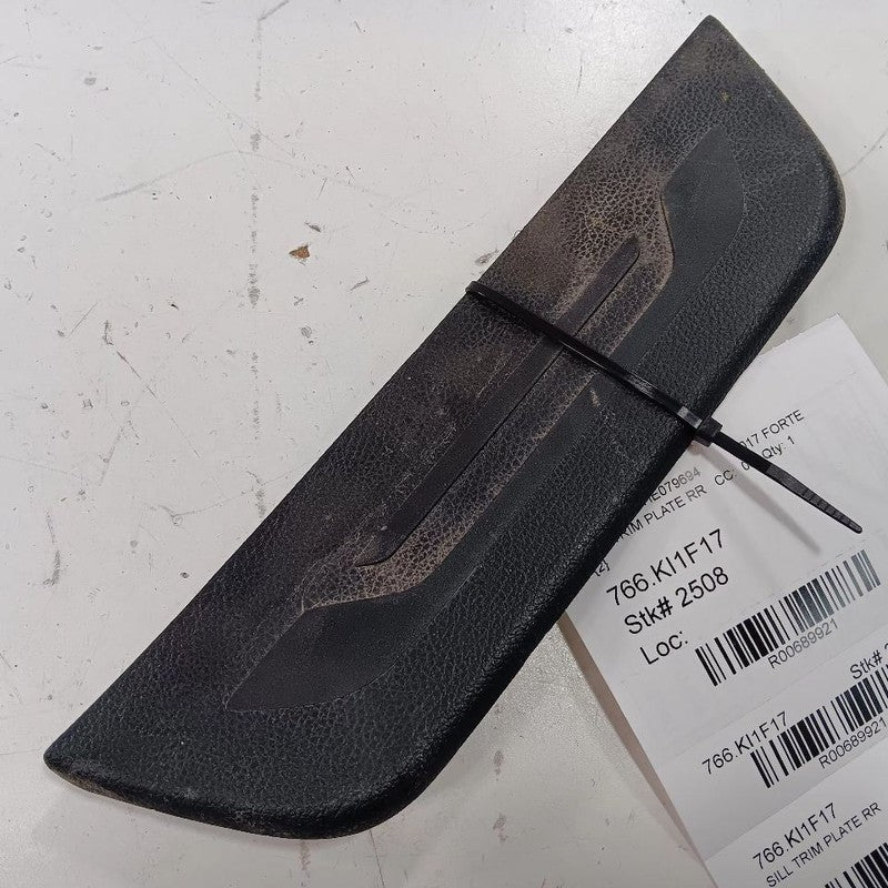 Kia Forte Sill Trim Plate Door Jam Threshold Right Passenger Rear  201