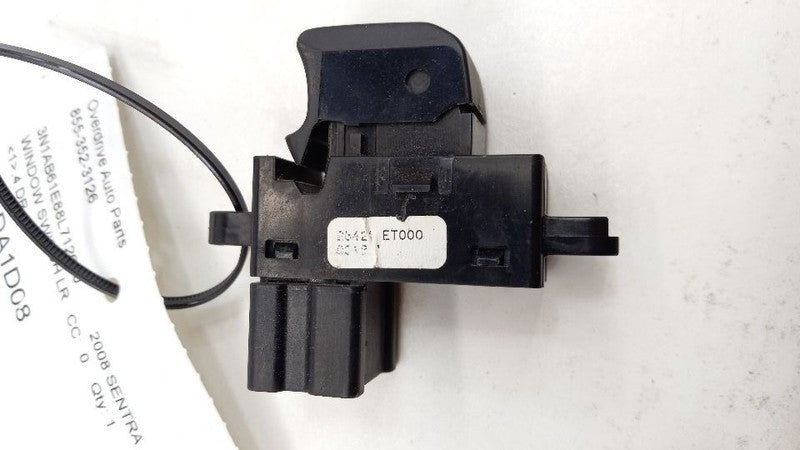 Window Switch Power Left Driver Rear 2008 Sentra