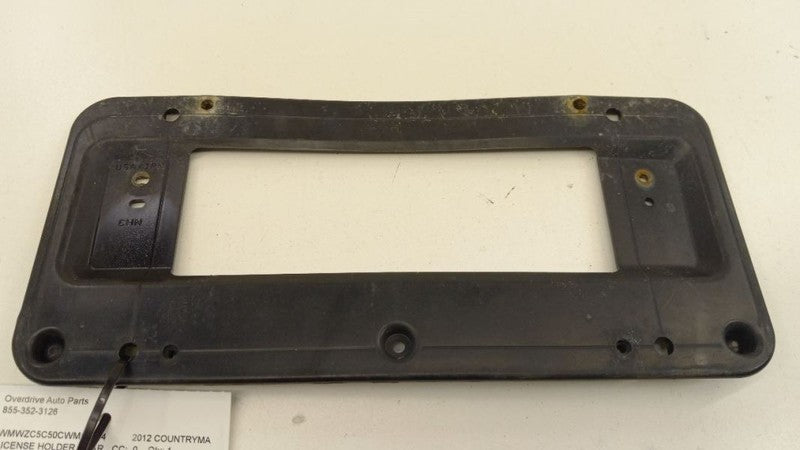 Mini Cooper Countryman License Plate Holder Bracket Mount Rear 2011 20