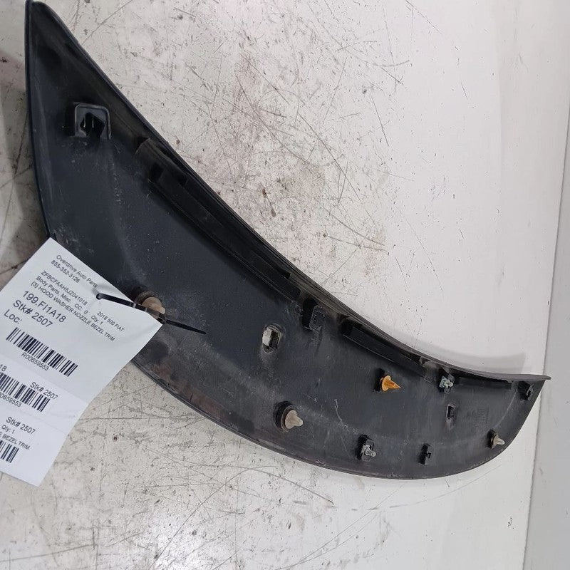 Fiat 500 Hood Washer Nozzle Bezel Trim 2018 OEM
