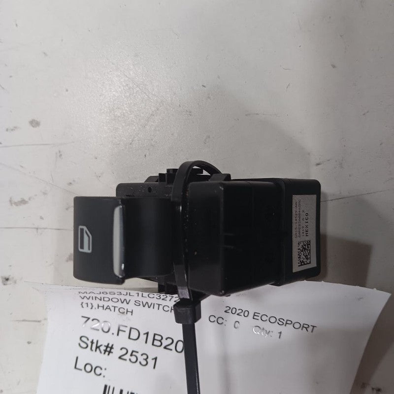 Ford Ecosport Power Window Switch Right Passenger Front 2022 2021 2020