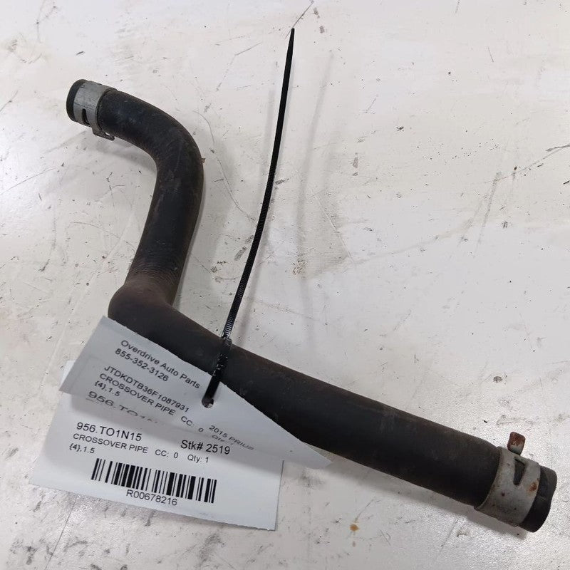 Toyota Prius C Coolant Line Crossover Pipe  2017 2016 2015 2014 2013 O