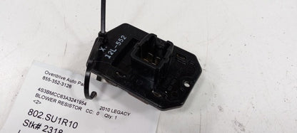 Subaru Legacy Blower Resistor Fan Motor Speed Resistor 2010 2011 2012 2013 2014
