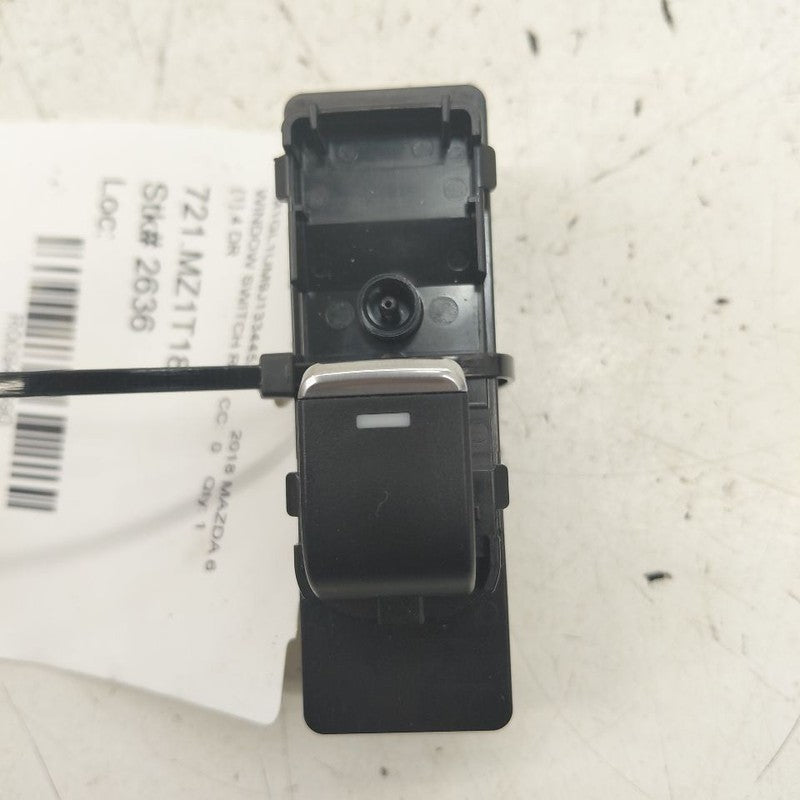 Mazda 6 Power Window Switch Right Passenger Rear  2018 2019 2020 2021