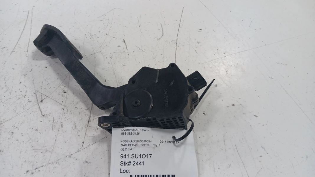 Subaru Impreza Gas Pedal  2017 2018 2019 2020 2021 2022 2023 OEM