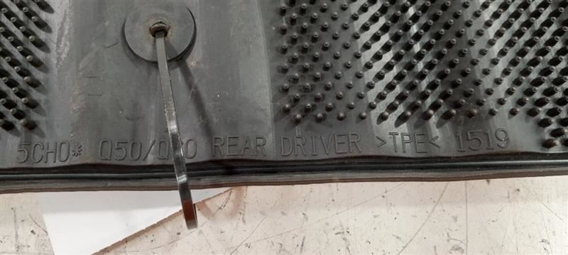 Infiniti Q50 Floor Mat Left Side Rear 2014 2015 2016 OEM