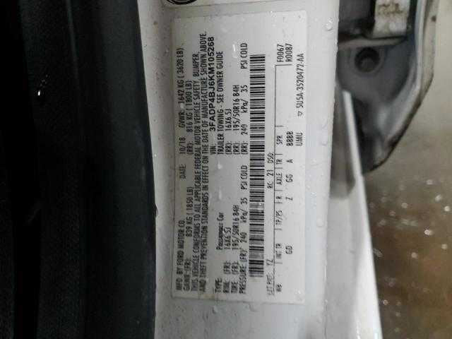 Power Brake Booster Without Turbo Fits 14-19 FIESTA
