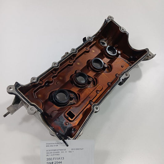 Fiat 500 Engine Cylinder Head Valve Cover  2012 2013 2014 2015