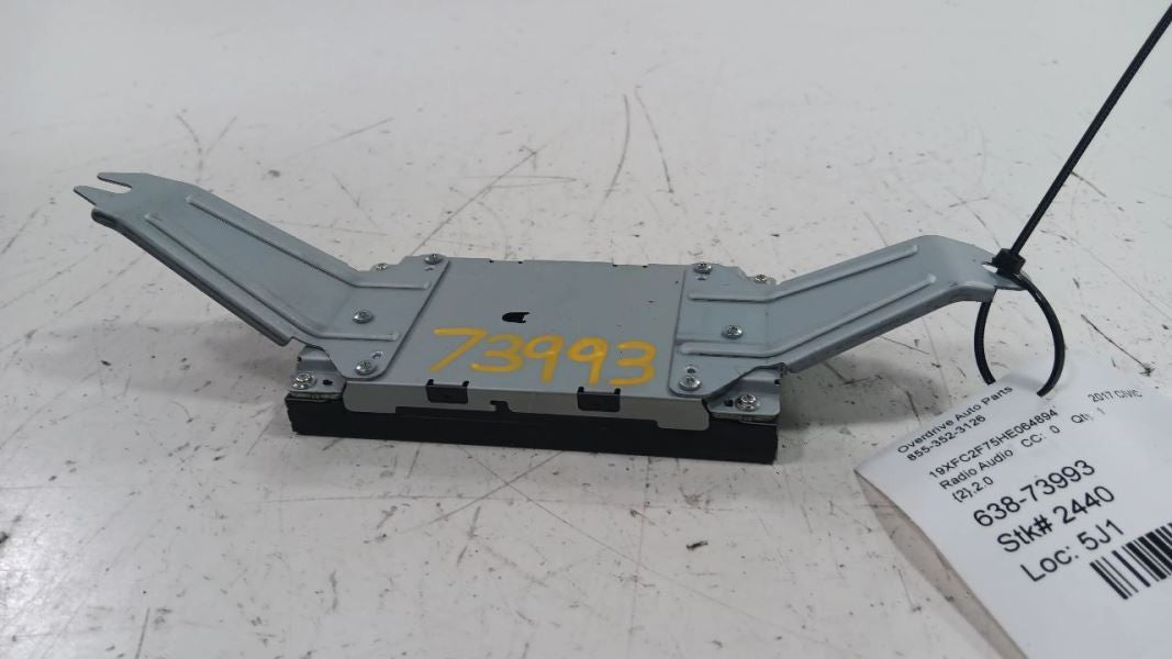 39800TBAA22 Audio Equipment Radio Satellite Radio Xm ID 39800TBAA22 16-19 Honda Civic