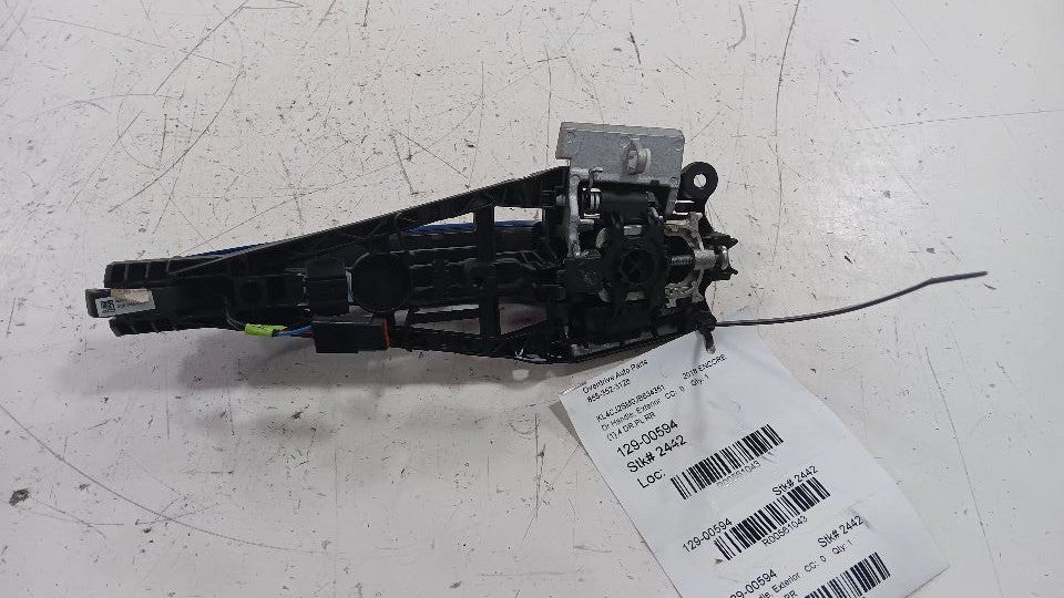 13577718 Door Handle Exterior Passenger Right Rear Opt Ath Chrome Button Fit 13-17 VERANO