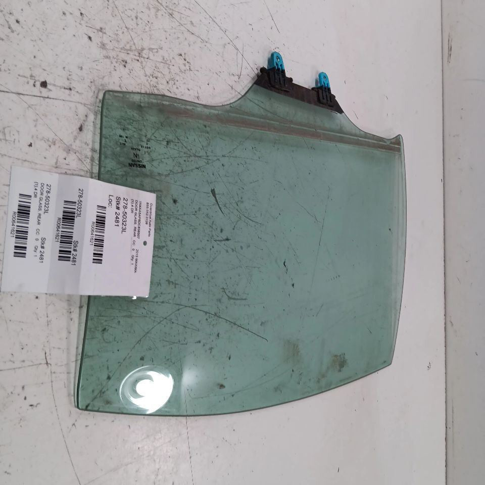 Left Rear Door Glass Window  09-14 Nissan Maxima