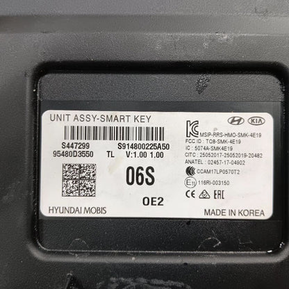 Security Smartkey Control Module 19-21 Hyundai Tucson